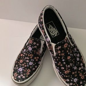 Vans woman’s slip on floral print